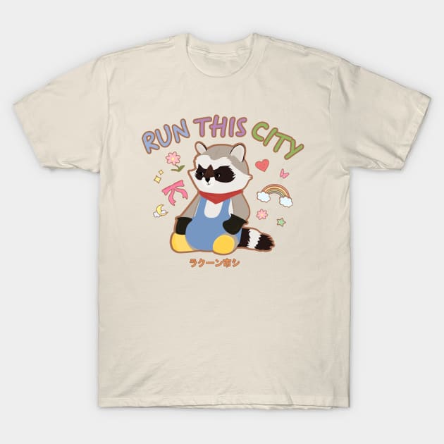 Mr. Raccoon T-Shirt by Brunaesmanhott0
